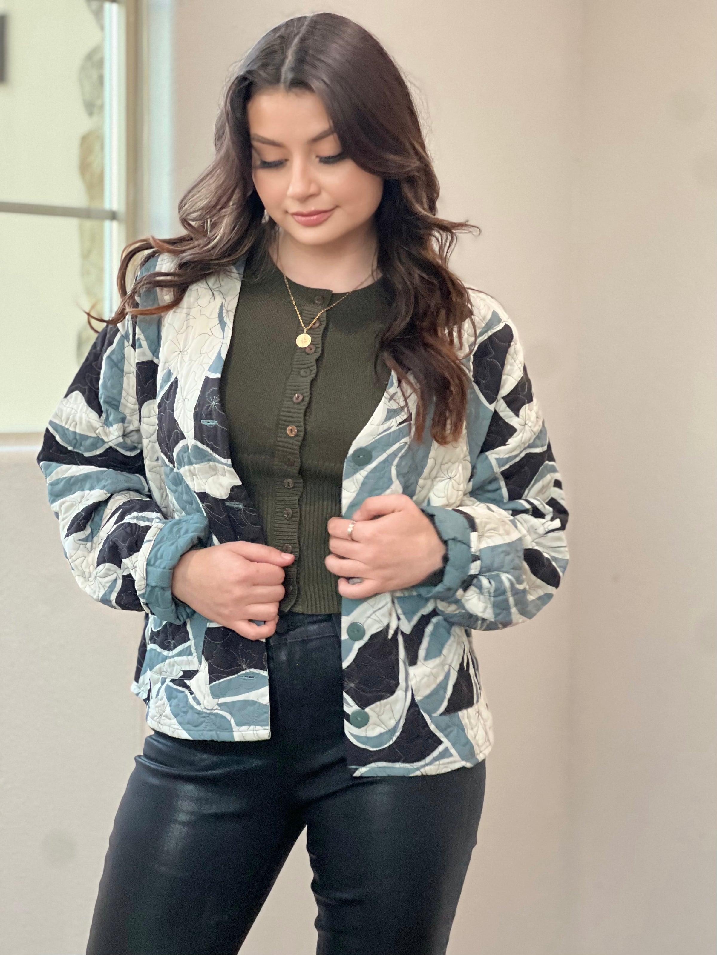 JANE QUILTED SCHACKET