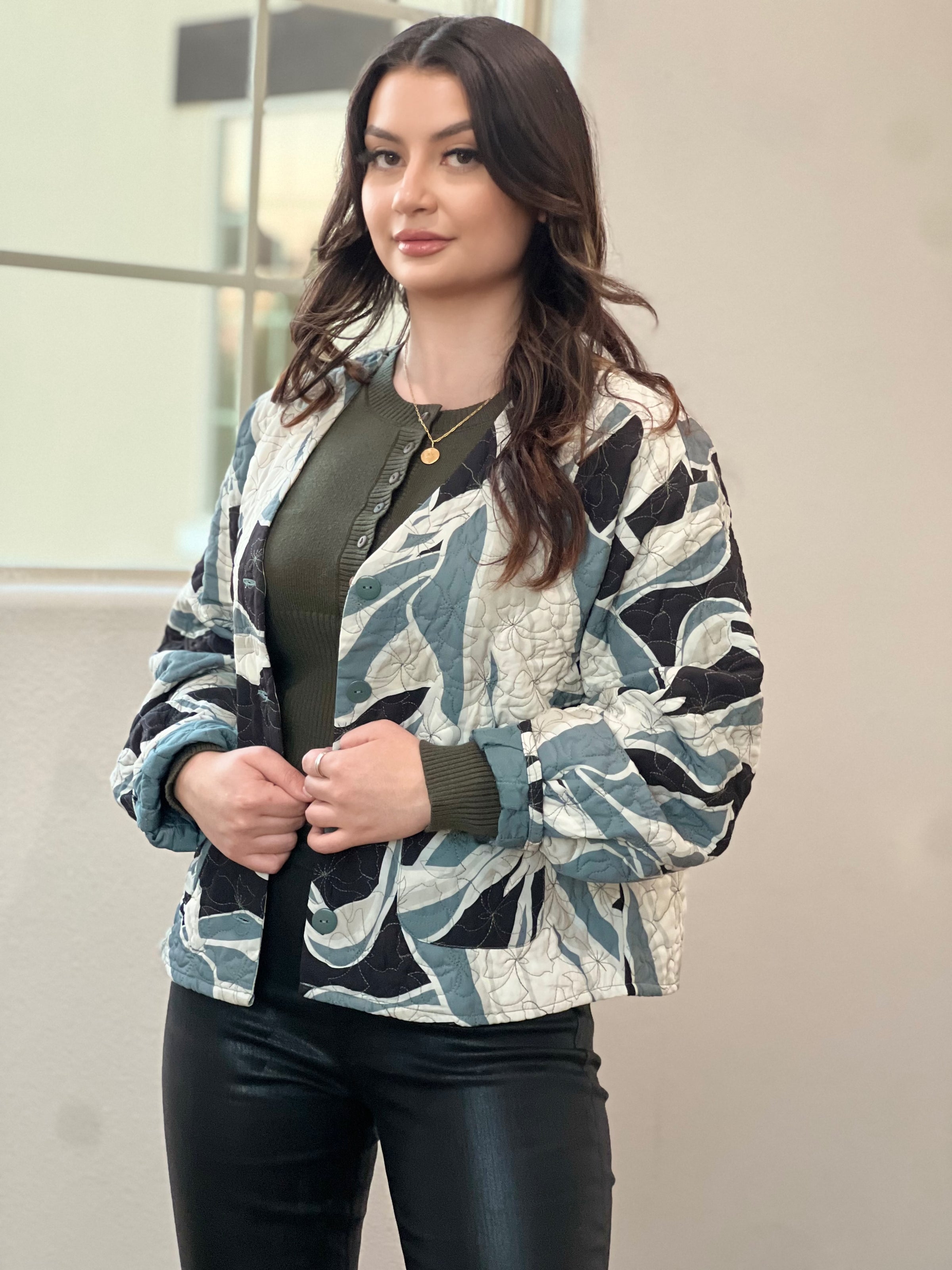 JANE QUILTED SCHACKET