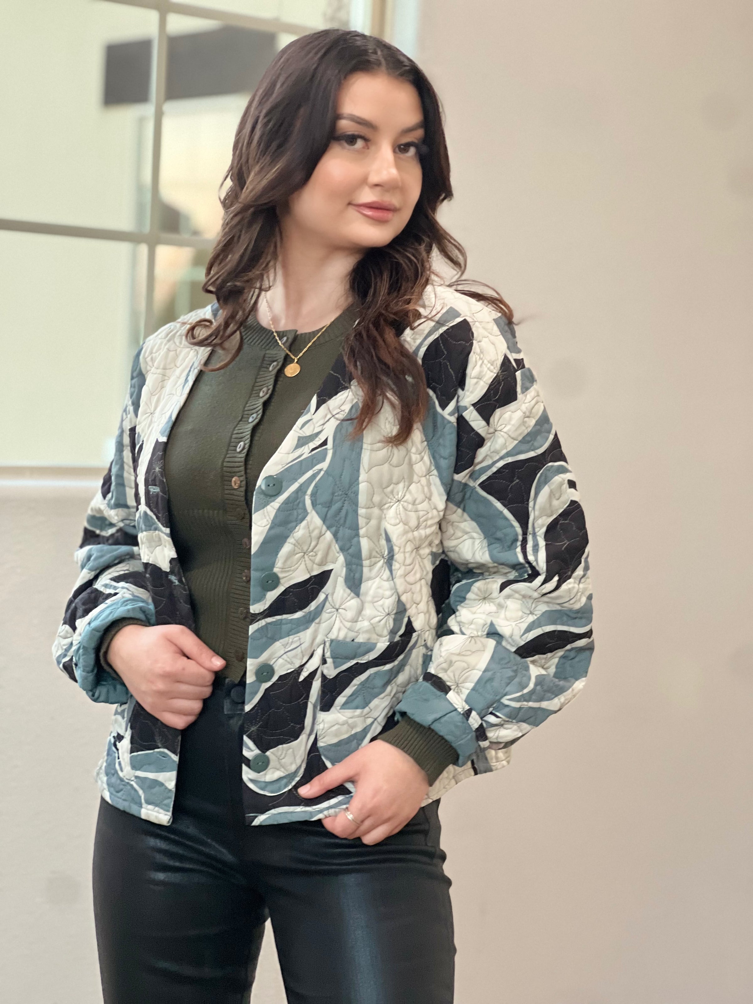 JANE QUILTED SCHACKET