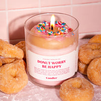 DONUT WORRY CANDLE