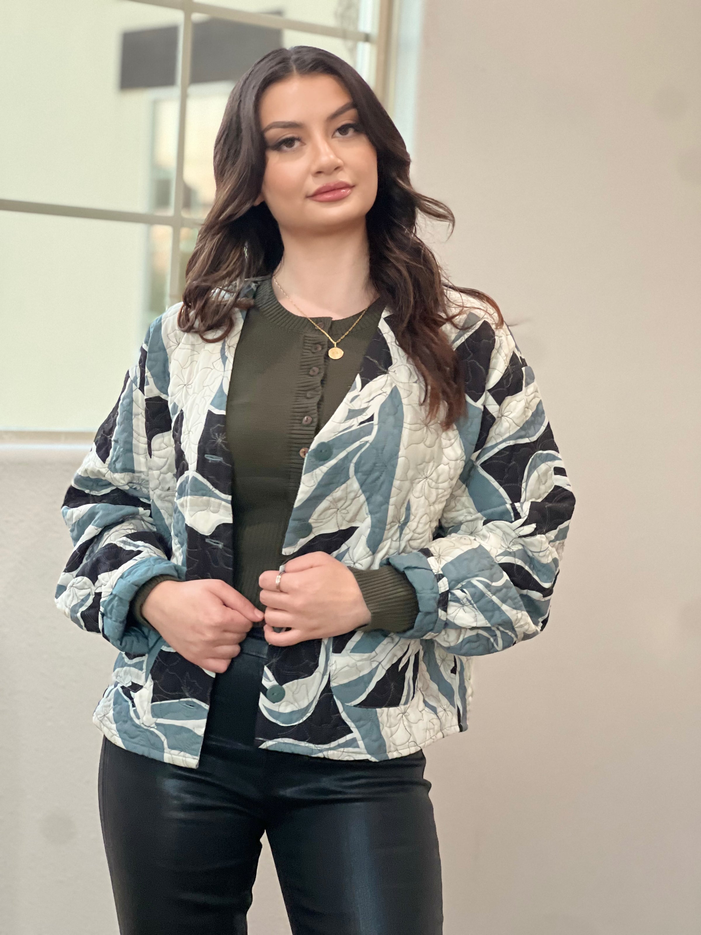 JANE QUILTED SCHACKET