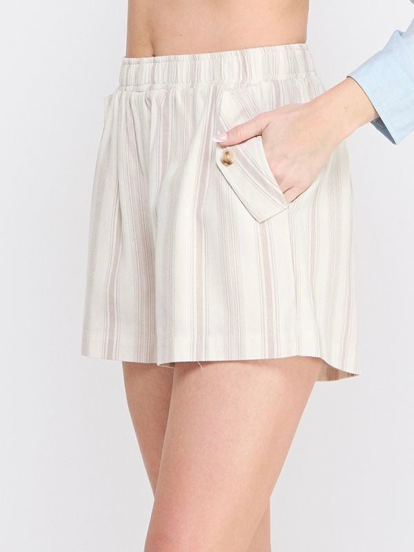 YVETTE STRIPE SHORTS