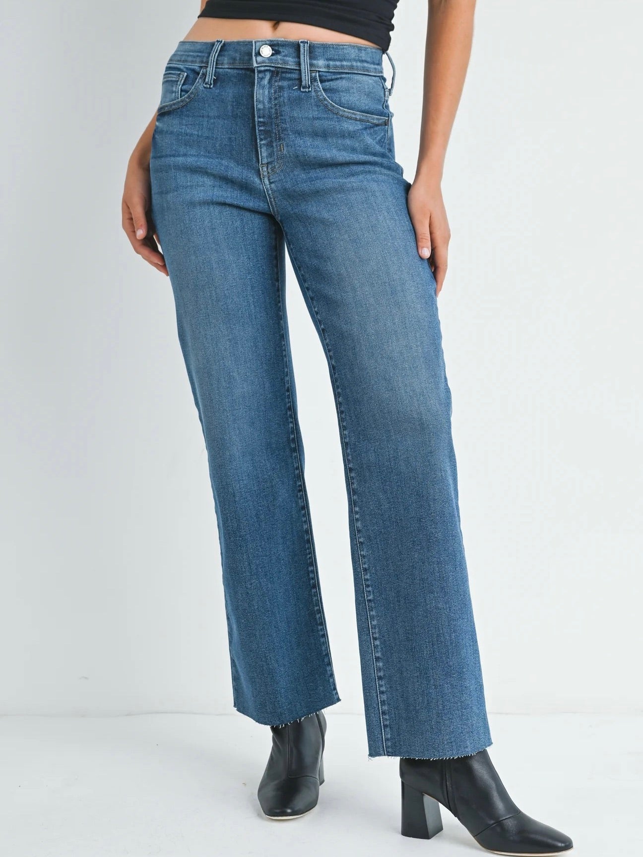 LETA SLIM PALAZZO DARK