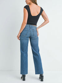 LETA SLIM PALAZZO DARK