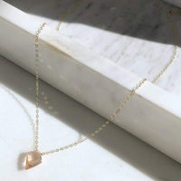 CHAMPAGNE QUARTZ NECKLACE