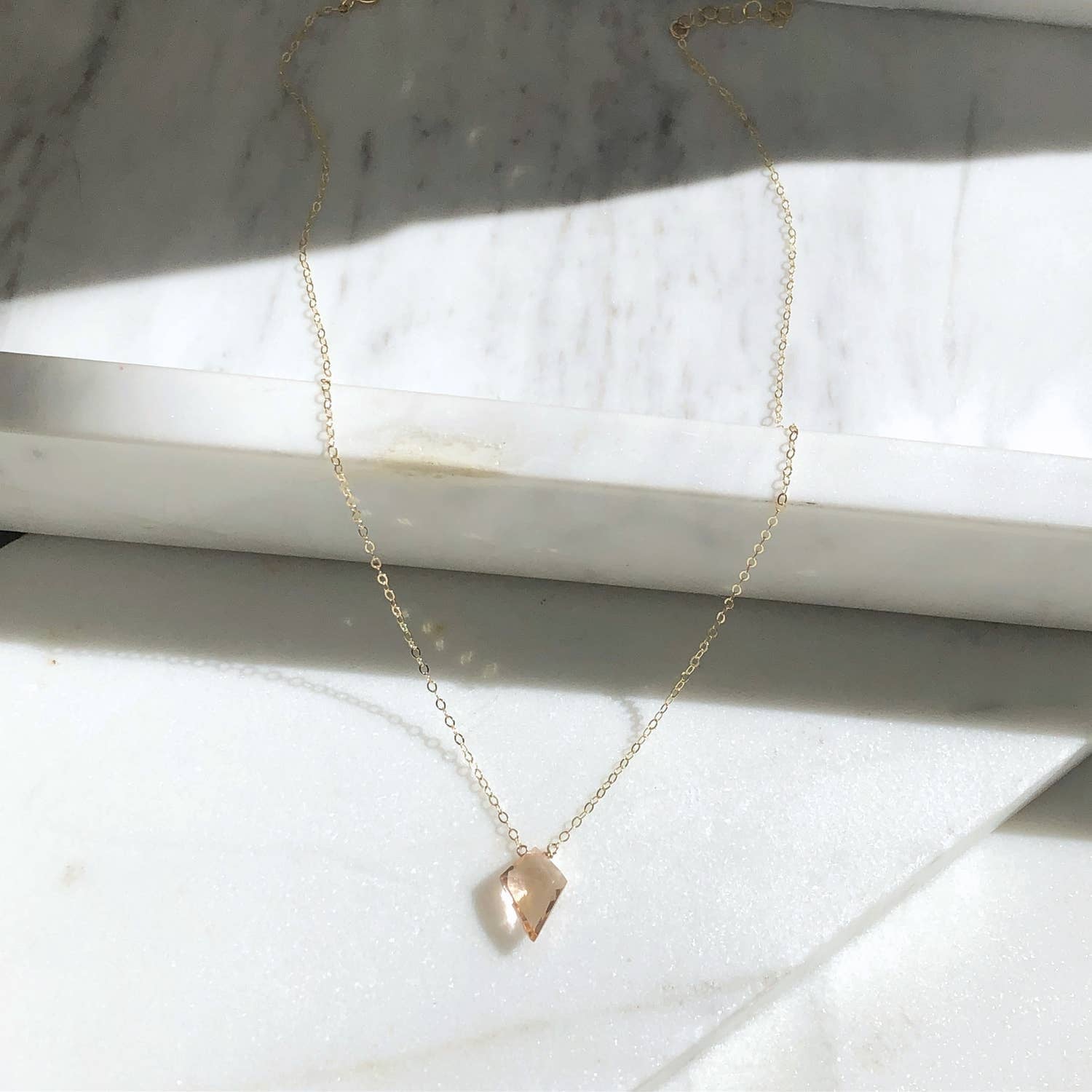 CHAMPAGNE QUARTZ NECKLACE