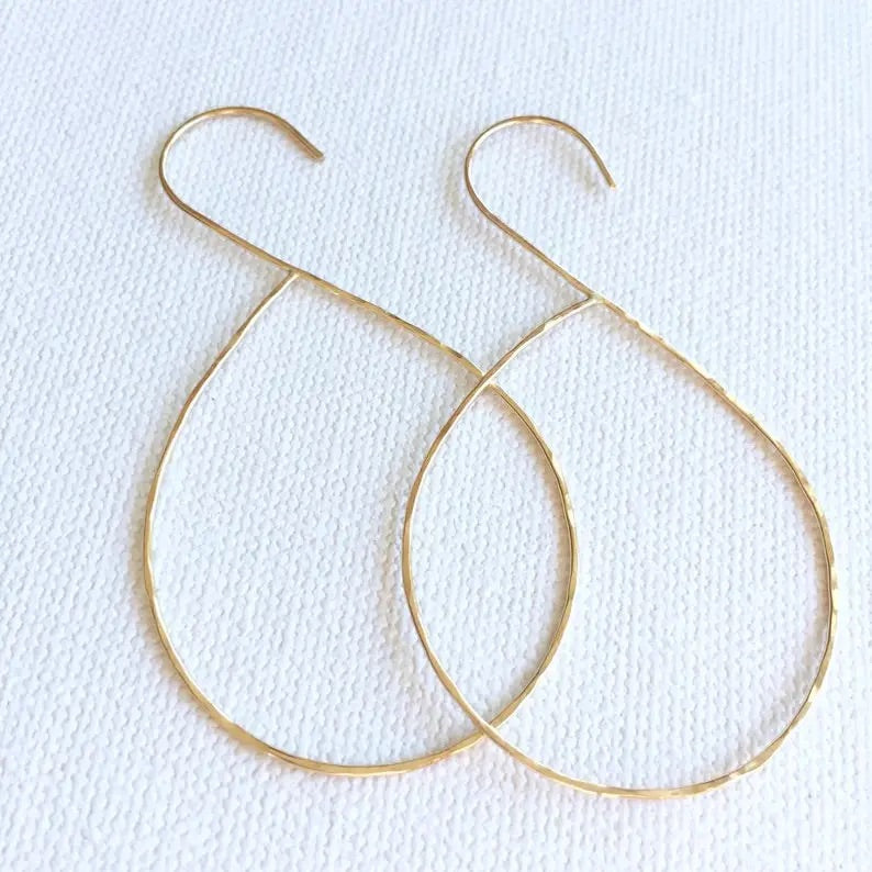 MODERN S HOOK EARRINGS