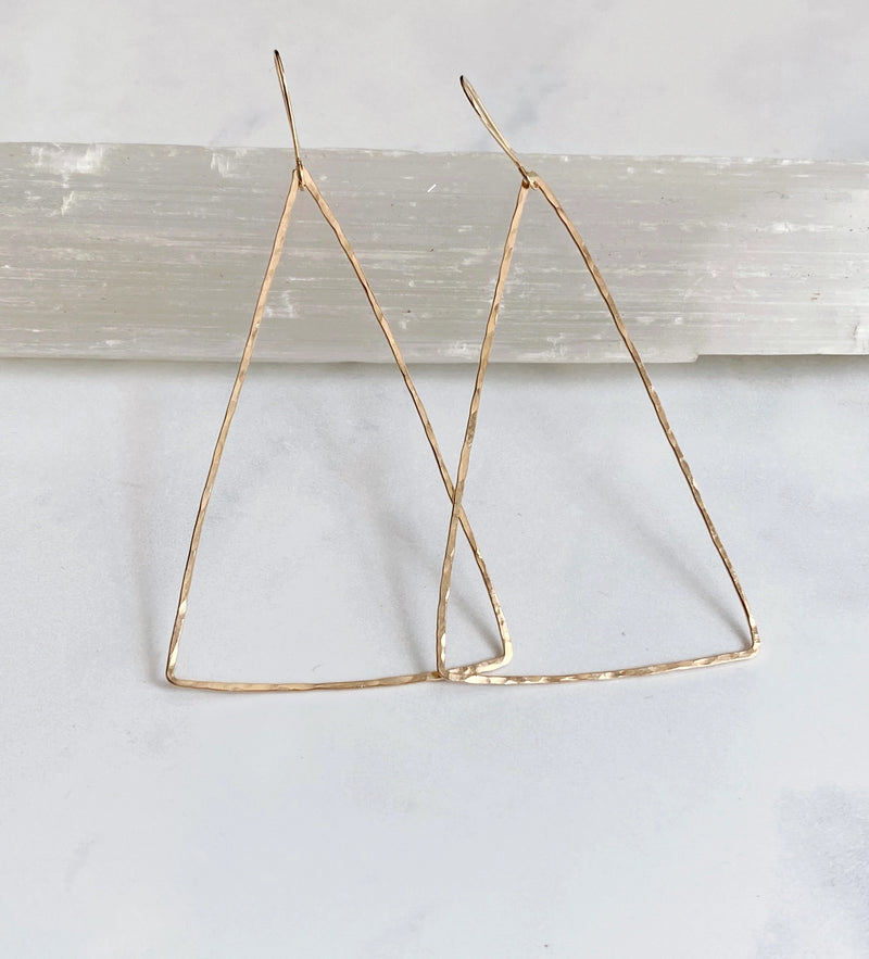 MODERN TRIANGLE EARRINGS