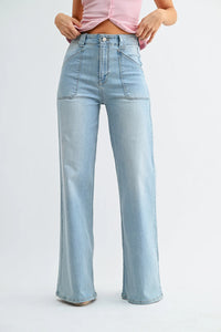 SABINE LIGHT PATCH DENIM