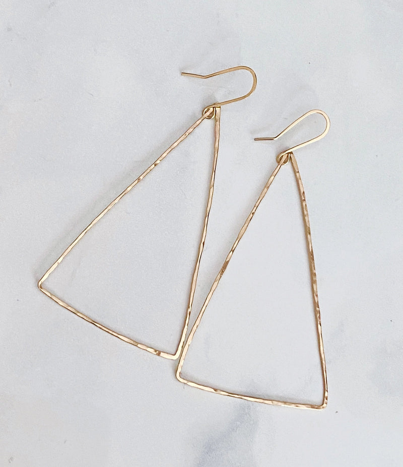 MODERN TRIANGLE EARRINGS