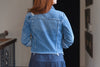 SELA DISTRESSED DENIM JACKET