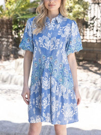 MAKEN PAISLEY DRESS