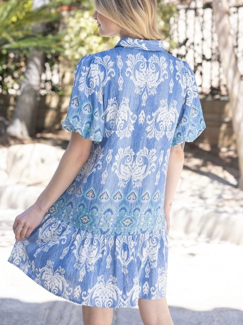 MAKEN PAISLEY DRESS