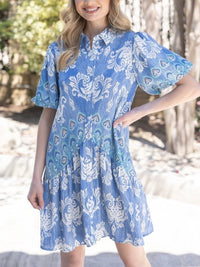 MAKEN PAISLEY DRESS