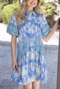 MAKEN PAISLEY DRESS