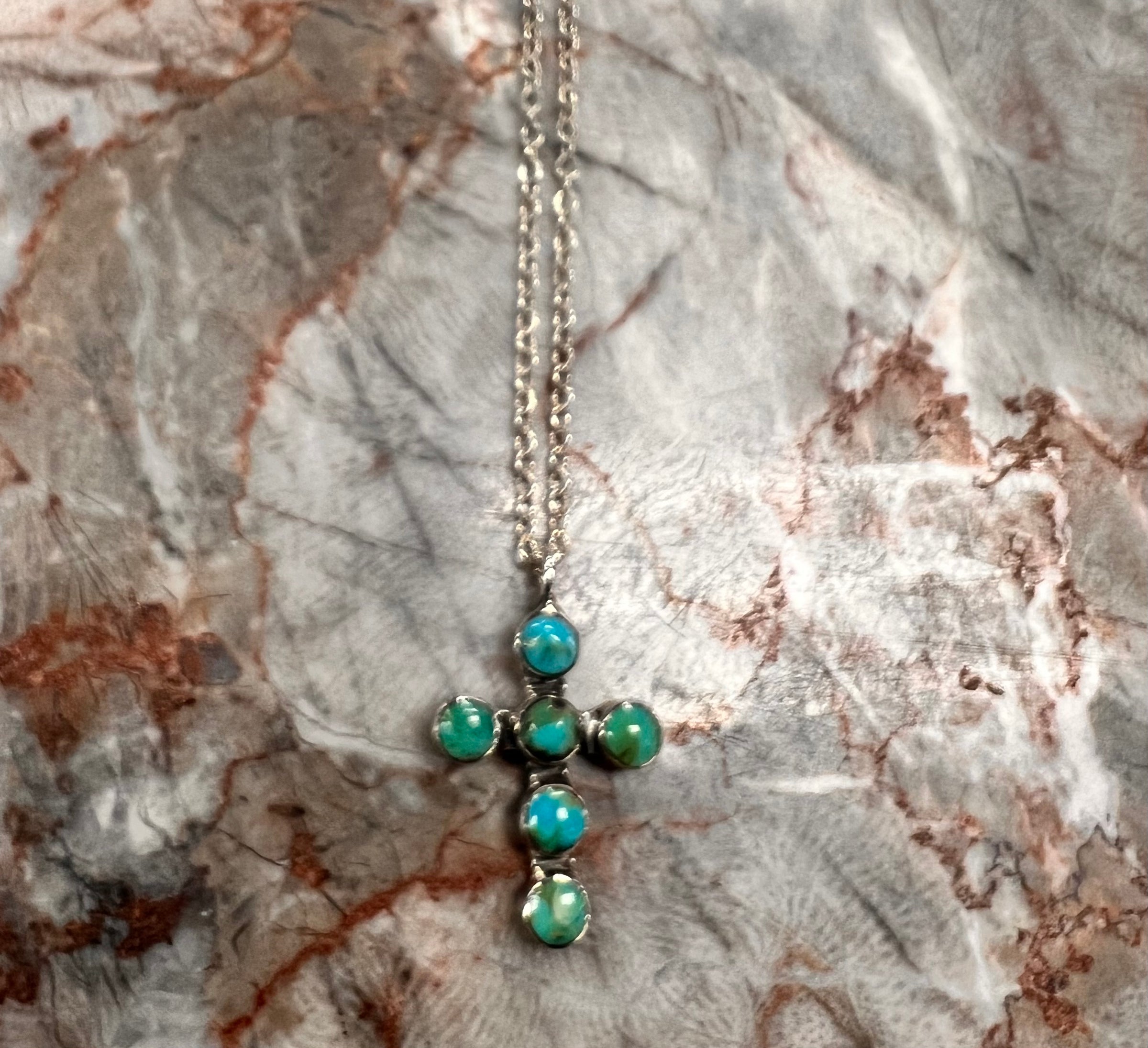 DELILAH CROSS NECKLACE