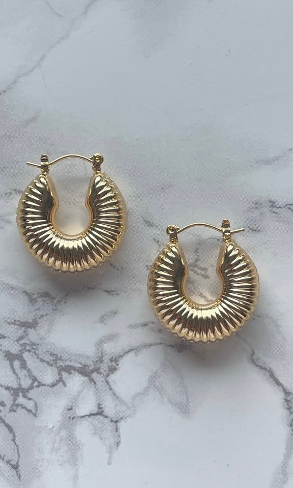 CARLA HOOP EARRINGS