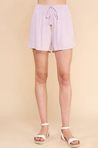 ABBIE DUSTY LILAC SHORTS