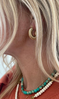 CARLA HOOP EARRINGS