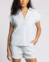 MARINA TEAL/WHITE TOP