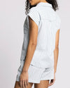 MARINA TEAL/WHITE TOP