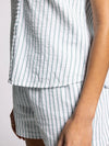 MARINA TEAL/WHITE TOP