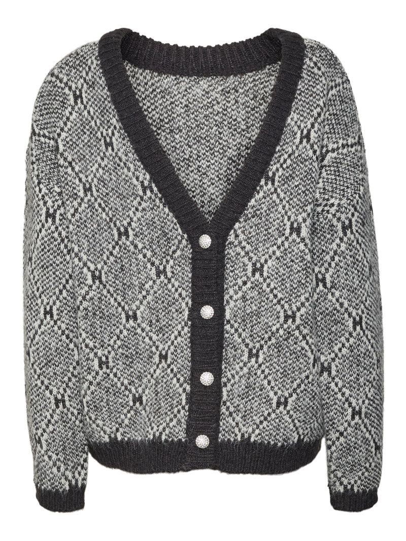 OBSIDIAN V-NECK CARDIGAN