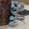 SMALL TURQUOISE TEARDROP RING